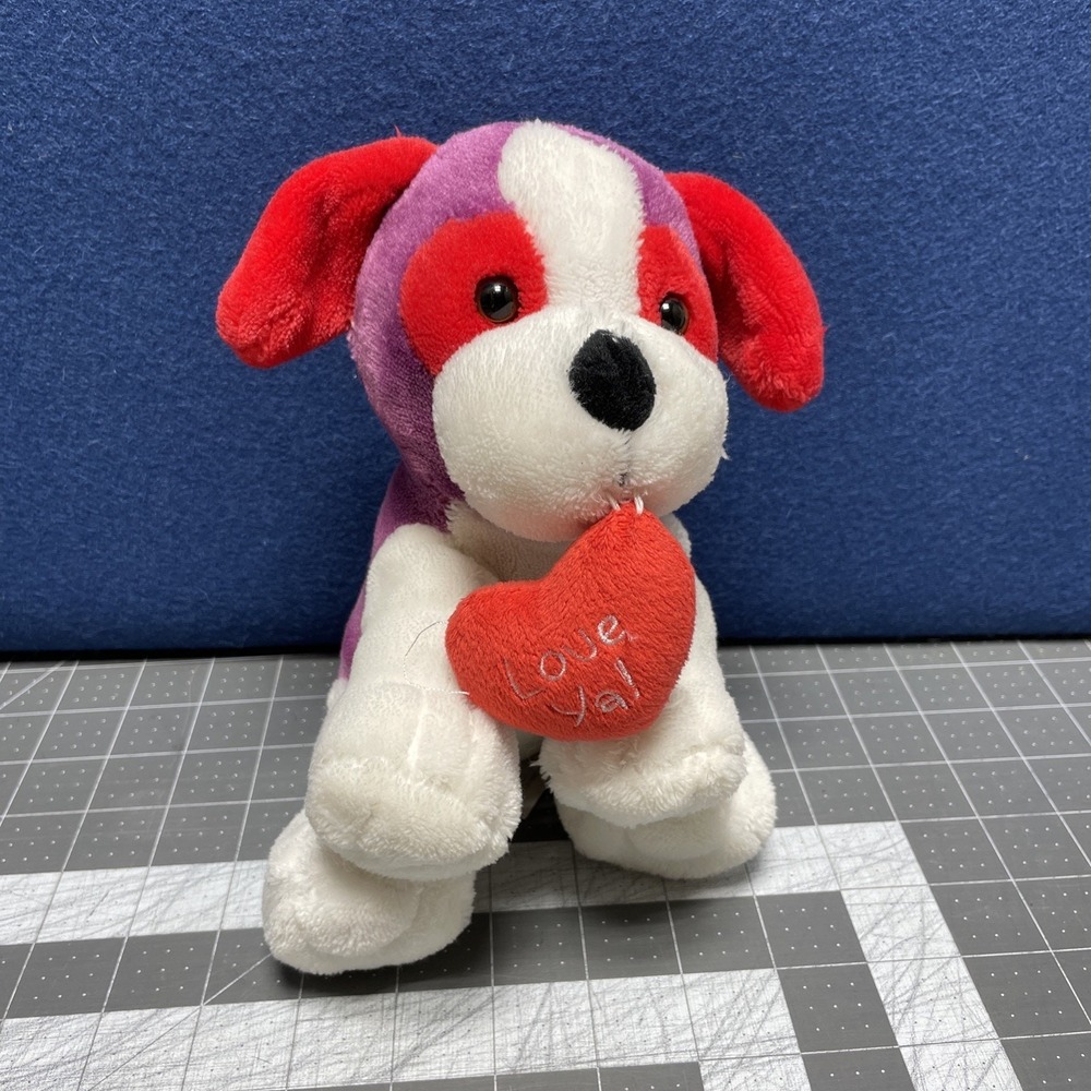 Animal Adventure Sweet Sprouts Purple Dog 7" Puppy 2017 Retired